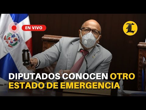 #ENVIVO: Diputados conocen otro estado de emergencia