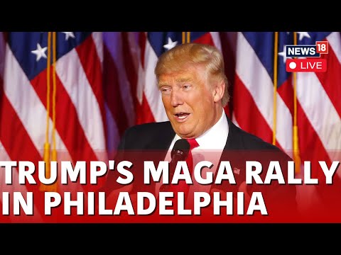 US Presidential Election 2024 | Trump Holds a MAGA Rally in Philadelphia | Trump News LIVE | N18G