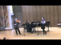 click this link for a YouTube video of Mozart's Kegelstatt Trio, 3rd Movement