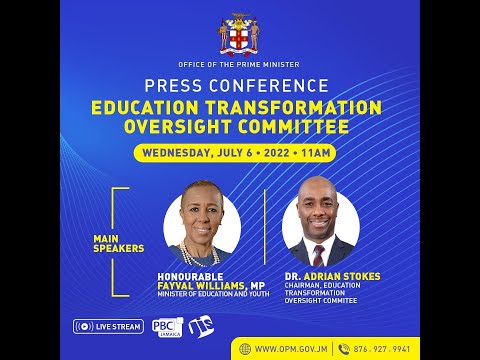 OPM Press Conference | Education Transformation Oversight Committee - July 6, 2022