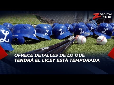 Carlos José Lugo ofrece detalles de lo que tendrá el Licey está temporada