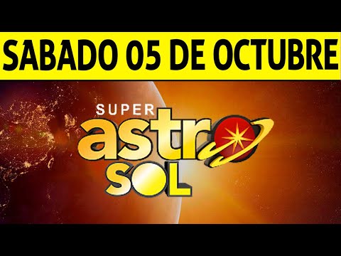 Resultado de ASTRO SOL del Sábado 5 de Octubre de 2024  SUPER ASTRO