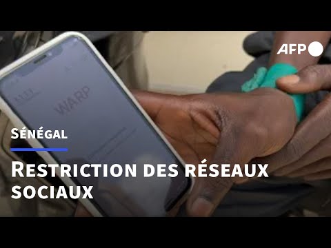 Restriction des réseaux sociaux au Sénégal: réactions à Dakar | AFP