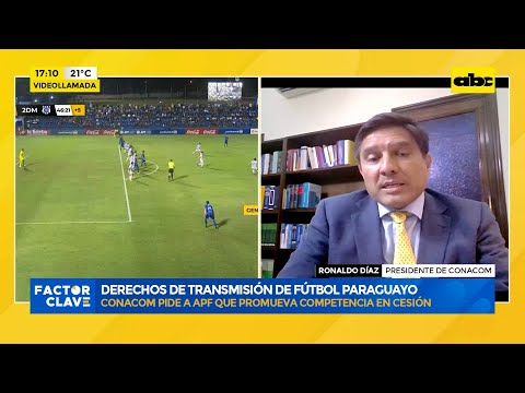 Conacom pide a APF que promueva competencia en cesión de derechos de transmisión de fútbol paraguayo