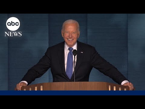 Biden speaks at DNC: 'Are you ready to vote for freedom?'