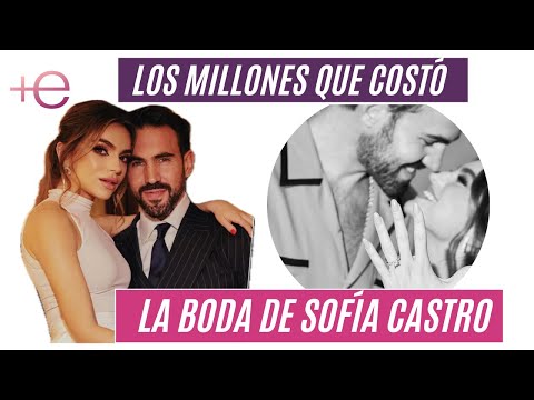 Los millones que costó la boda de Sofía Castro