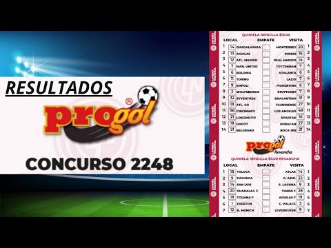 RESULTADOS PROGOL REVANCHA #2248 !SUSCRIBETE¡