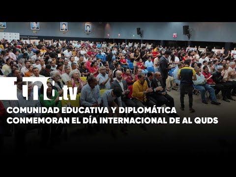 Comunidad universitaria de la UNAN-Managua conmemoran el Día Internacional de Al Quds