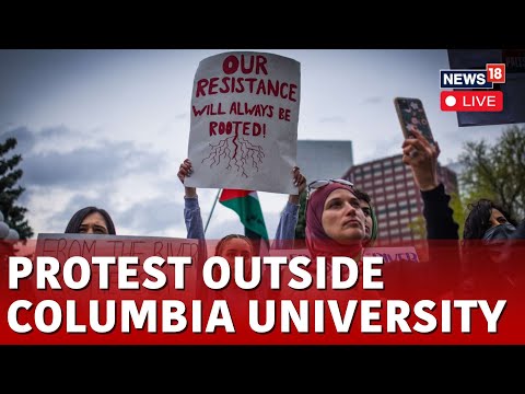 Columbia University Protest LIVE | Students Protest At U.S College Campus | Pro-Palestine | N18V