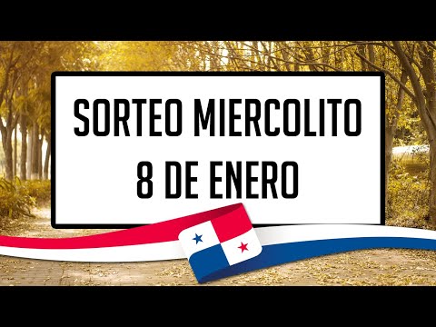 Resultados Lotería de Panamá Miércoles 8 de Enero de 2025 - Lotería nacional de Panamá de hoy