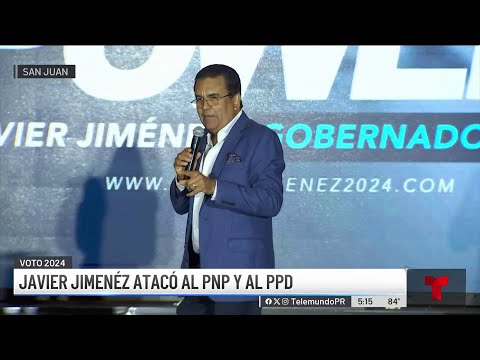 Con el lema Puerto Rico Power: Javier Jiménez presenta su equipo de campaña