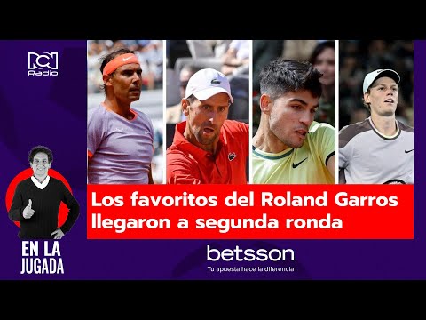 Los favoritos del Roland Garros llegaron a segunda ronda