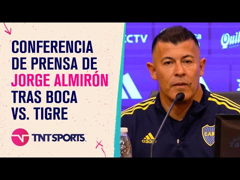 EN VIVO: Jorge Almirón habla en conferencia de prensa tras Boca vs. Tigre