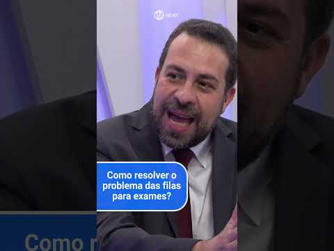 Guilherme Boulos propõe soluções para fila de exames em SP