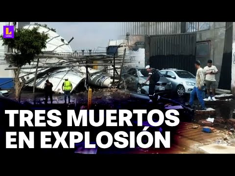 Explosión en Santa Anita deja tres muertos y daños materiales: Investigan causas de la tragedia