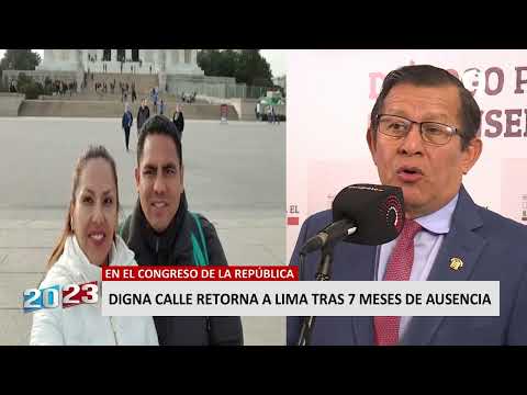 José Luna Gálvez sobre regreso de Digna Calle: “Ya está acá y pueden entrevistarla”