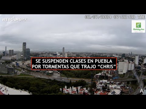 ? #PUEBLA |Suspensión de clases por tormentas que trajo #Chris #EnVivo