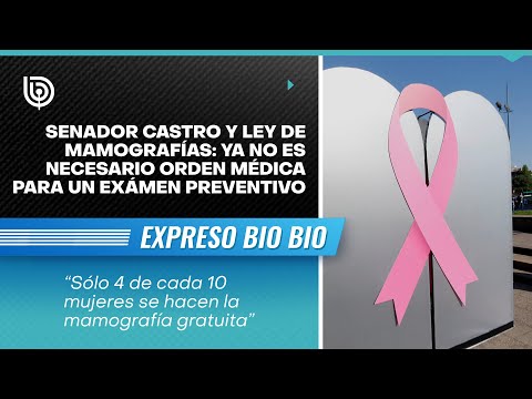 Senador Castro y Ley de mamografías: Ya no es necesario orden médica para un examen preventivo