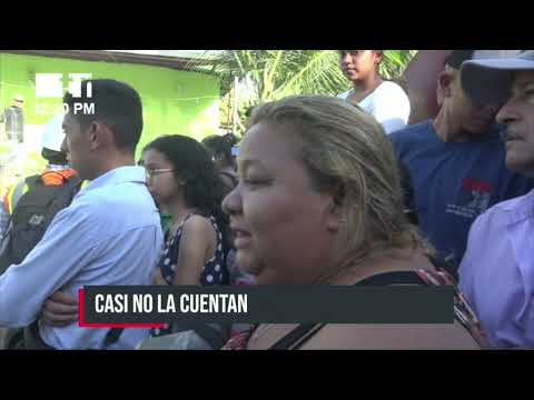 Rescatan con vida a obreros soterrados en Moyogalpa, Isla de Ometepe - Nicaragua