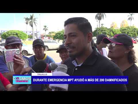 Trujillo: Durante emergencia, MPT ayudó a más de 200 damnificados