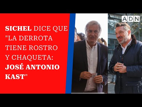 Sichel dice que la derrota tiene rostro y chaqueta: José Antonio Kast