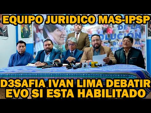 WILFREDO CHAVEZ DICE IVAN LIMA ESTA DES3SPERADO POR QUE EVO MORALES SI ESTA HABILITADO PARA 2025..