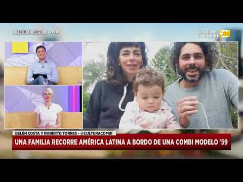 La familia que recorrió América Latina con una combi modelo 59 en Hoy Nos Toca