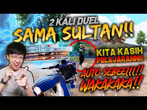 2 KALI DUEL SAMA SULTAN GLACIER!! AUTO KITA KASIH PELAJARAN BIAR SEBEL! | PUBG MOBILE