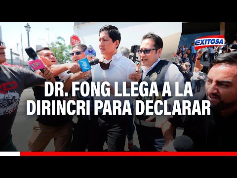 Dr. Fong llega a la Dirincri para declarar por muerte de la 'Muñequita Milly'