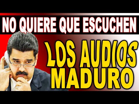 LOS AUDIOS QUE MADURO NO QUIERE QUE ESCUCHEN SE FILTRAN Y SABEMOS LA TODA VERDAD