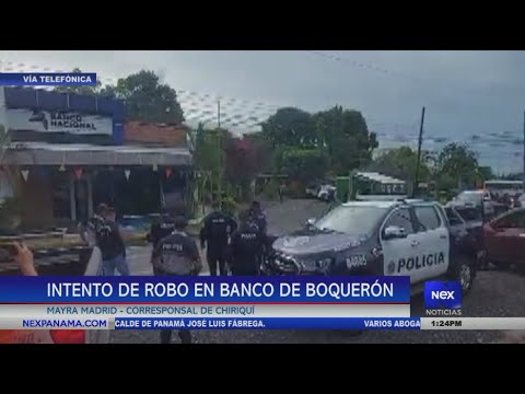 Delincuentes ingresaron a Banco Nacional de Boquerón