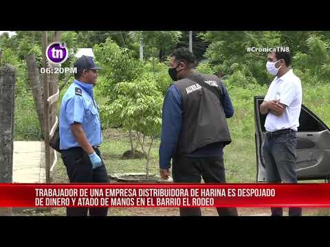 Asaltan y dejan atado a un trabajador en Managua – Nicaragua