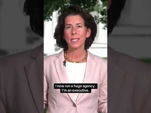 Commerce Sec. Gina Raimondo on if Americans are ready to see 2 women on presidential ticket #shorts