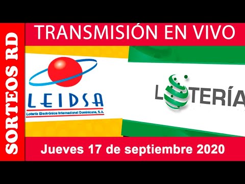 LEIDSA y Lotería Nacional en  VIVO / Jueves 17 de septiembre 2020