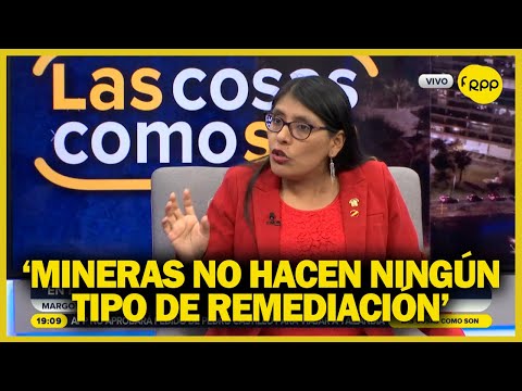 Margot Palacios sobre derrames de petróleo “empresas mineras se van y no remedian daños”