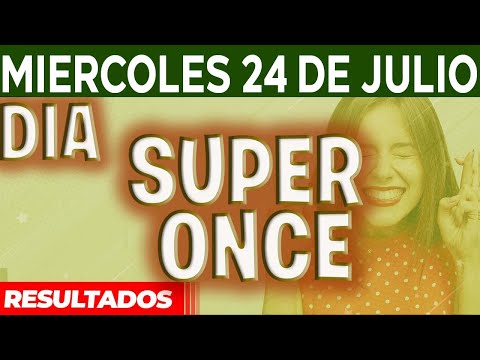 Resultado del sorteo Super Once Dia del Miércoles 24 de Julio del 2024.