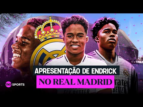 ENDRICK NO REAL MADRID! VEJA A APRESENTAÇÃO DO ATACANTE BRASILEIRO AO VIVO