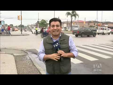 Conductores denuncian que la falta de semaforización genera caos vehicular en el norte de Guayaquil
