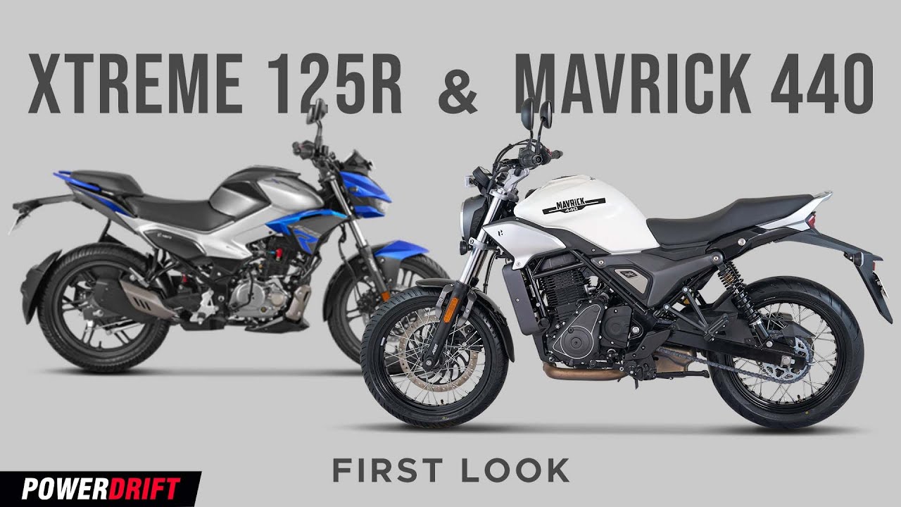 New Hero Xtreme 125R and Mavrick 440: First Look | PowerDrift
