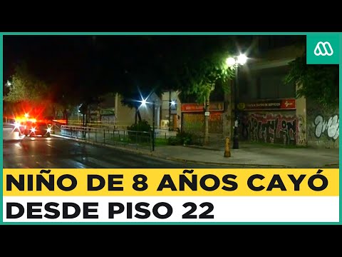 Niño murió tras caer desde edificio en Santiago Centro: Estaba solo en el departamento