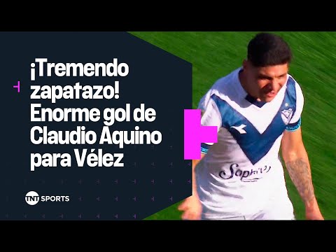 ¡Golazo de #Velez! #Aquino sacó un furioso derechazo en el triunfo ante #DefensaYJusticia