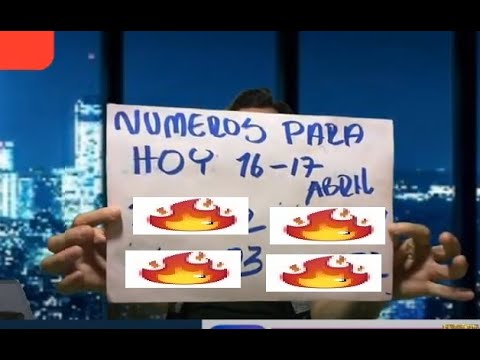 numeros  para hoy 16 - 17  ABRIL NUMEROS ILUMINADOS