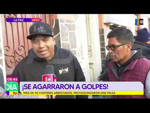 ¡Se agarraron a golpes!