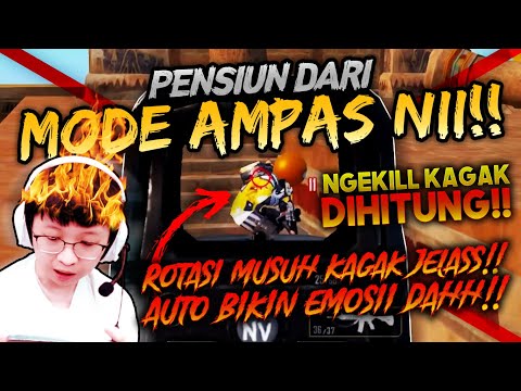 PENSIUN DARI MODE AMPAS NII! MUSUH ROTASI GA JELAS!! NGEKILL KAGA DIITUNG! AUTO EMOSI | PUBG MOBILE