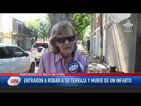 Entraron a robar a su terraza. Se descompuso y murió de un infarto. José Ingenieros al 1700