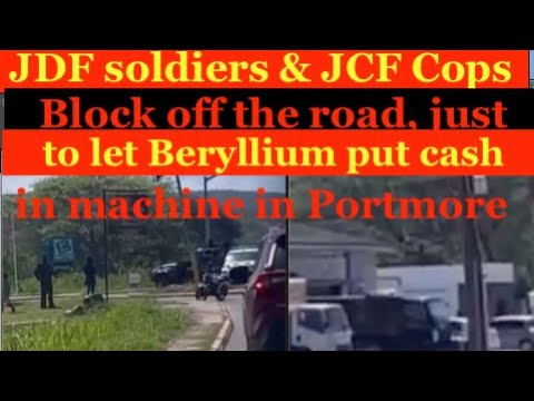 JDF & JCF  block of the Road just to let Beryllium Metaverse put money in machine, in Portmore