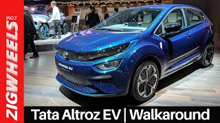 Tata Altroz EV Walkaround | Zero Emissions, 100 Expectations! | ZigWheels.com