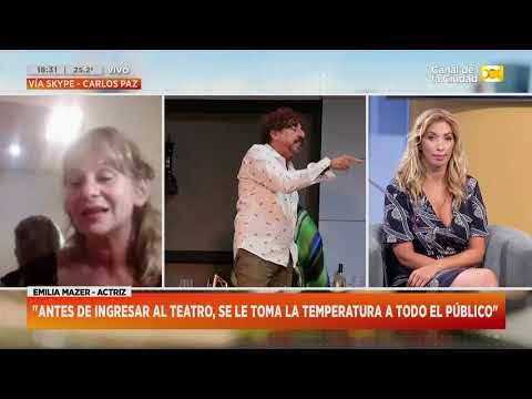 Emilia Mazer presenta la obra El Test desde Carlos Paz en Hoy Nos Toca