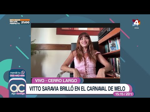 Algo Contigo - Vitto Saravia brilló en el Carnaval de Melo