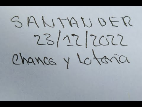 cómo ganar hoy el chance con la lotería de Santander ~ resultados último sorteo 23/12/2022 suerte